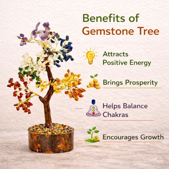7 Chakra Gemstone Tree 